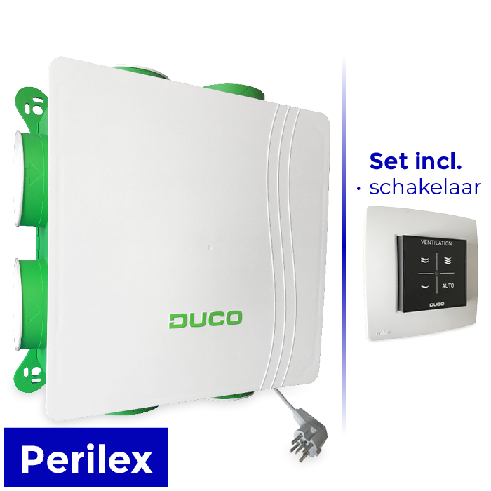 gevogelte Of later produceren DucoBox Silent Actieset Perilex Stekker & RF zender batterij -  Ventilatieshop.com