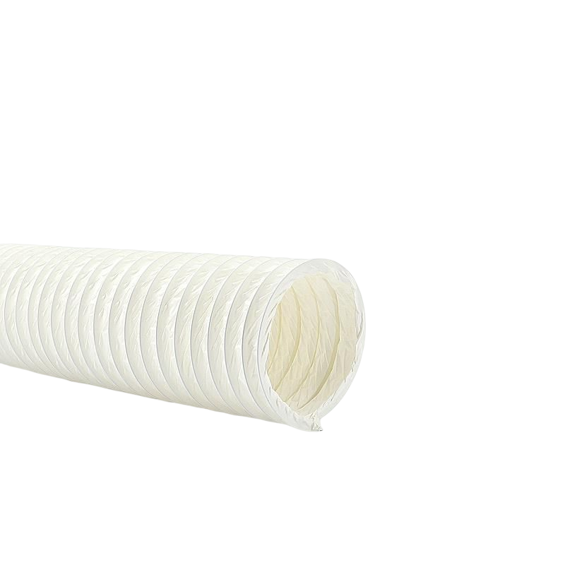 Flexibele Slang Wit Pvc - Ø160- Lengte 6 Meter