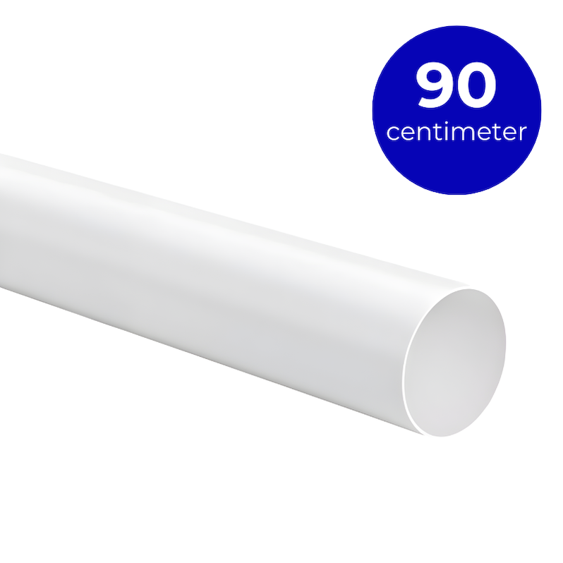 Kunststof Ventilatiebuis Rond Ø 125mm - Lengte 90 Cm