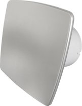 Pro-design Badkamerventilator - Timer + Vochtsensor (kw125h) - Ø 125mm - Rvs *bold-line*