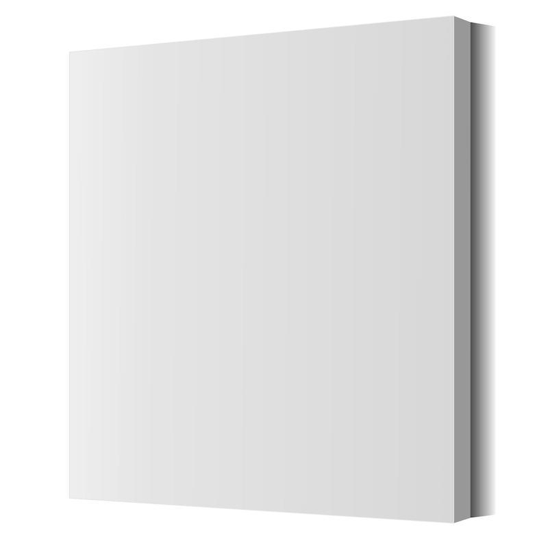 Side Vierkant - Instucbaar Frameloos Designrooster - Ø125mm - Toevoer & Afvoer