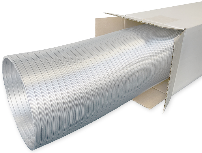 Semi-flexibele Slang Aluminium Ø 125mm - Lengte 2 Meter